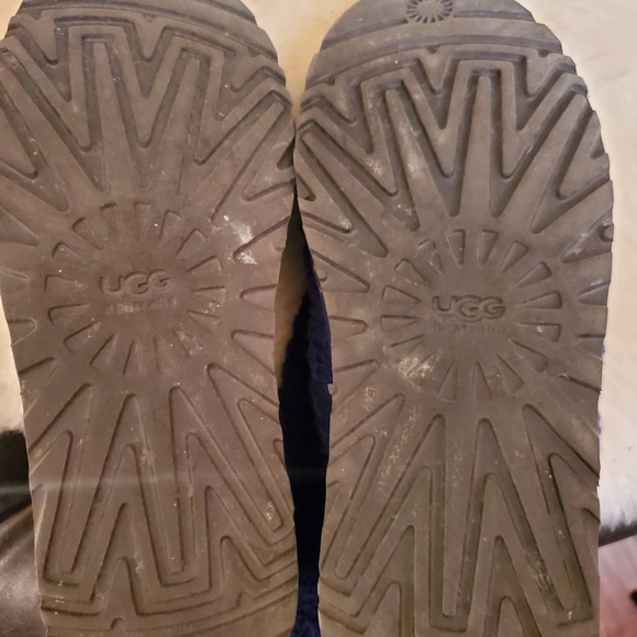 Ugg cozy knit boot purple and grey size 8 - Picture 5 of 5